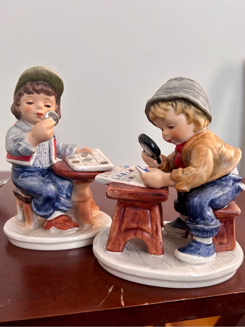 Goebel  "Today's Children" 1970’s coin, collector, and stamp collector